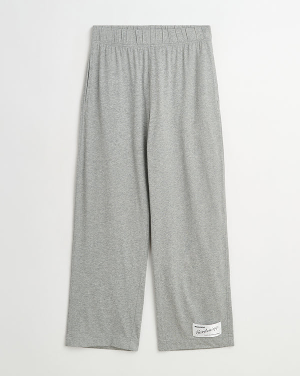 Flow pants | Washed grey melange Jersey